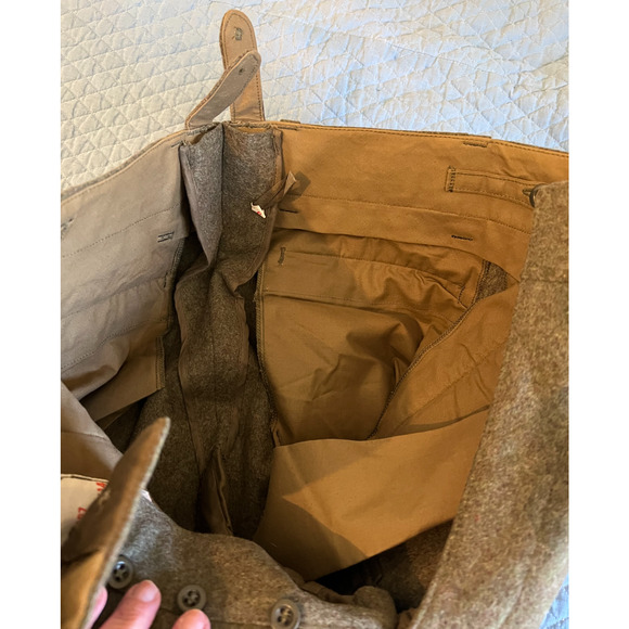 WWII German Military Field Pants 32" Waist WILH. SCHWARZ Konradsreuth Authentic - Picture 11 of 13